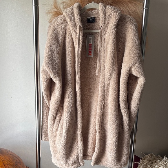 32 Degrees Cream Teddy Jacket - Picture 1 of 5